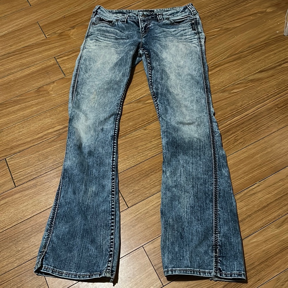Silver Jeans Acid Wash Size 30/33